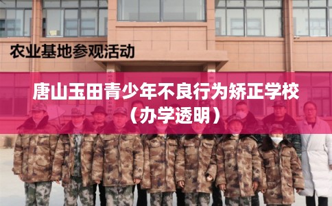 唐山玉田青少年不良行为矫正学校（办学透明）