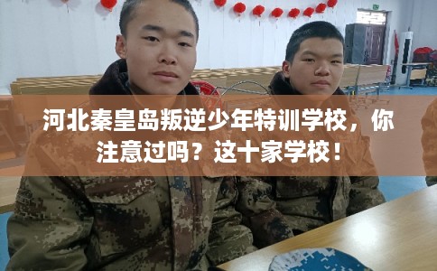 河北秦皇岛叛逆少年特训学校，你注意过吗？这十家学校！