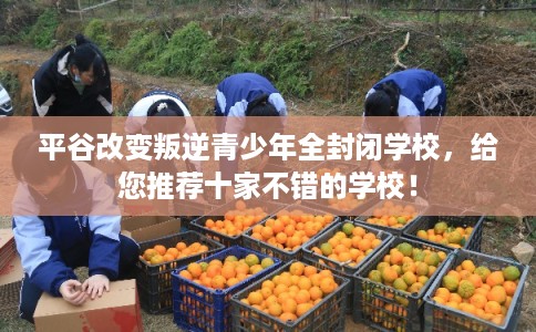 平谷改变叛逆青少年全封闭学校，给您推荐十家不错的学校！