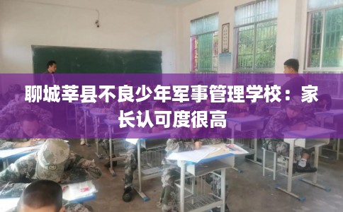 聊城莘县不良少年军事管理学校:家长认可度很高 聊城莘县不良少年军事管理学校:家长认可度很高