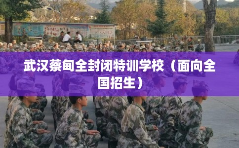 武汉蔡甸全封闭特训学校(面向全国招生) 武汉蔡甸全封闭特训学校(面向全国招生)