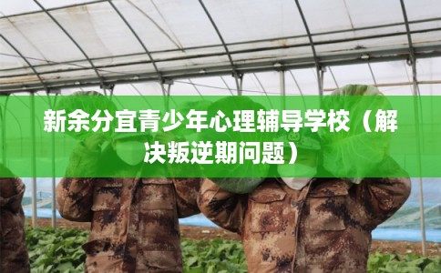 新余分宜青少年心理辅导学校（解决叛逆期问题）
