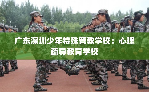 广东深圳少年特殊管教学校：心理疏导教育学校