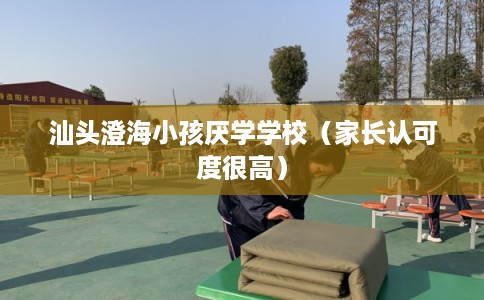 汕头澄海小孩厌学学校（家长认可度很高）