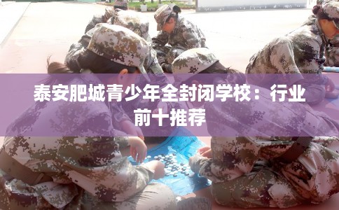 泰安肥城青少年全封闭学校：行业前十推荐