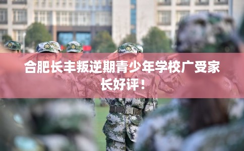 合肥长丰叛逆期青少年学校广受家长好评！