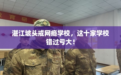 湛江坡头戒网瘾学校，这十家学校错过亏大！
