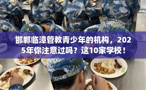 邯郸临漳管教青少年的机构，2025年你注意过吗？这10家学校！