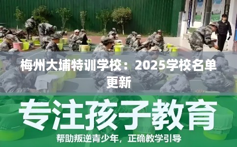 梅州大埔特训学校：2025学校名单更新