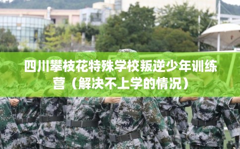 四川攀枝花特殊学校叛逆少年训练营（解决不上学的情况）