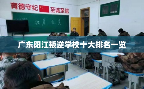广东阳江叛逆学校十大排名一览