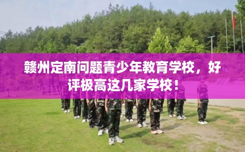 赣州定南问题青少年教育学校，好评极高这几家学校！