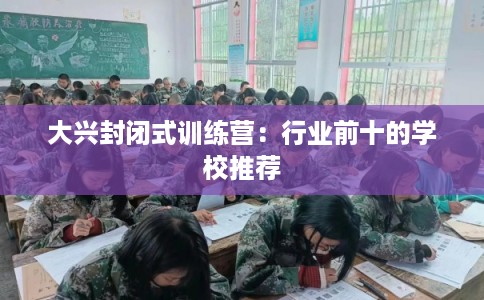 大兴封闭式训练营：行业前十的学校推荐