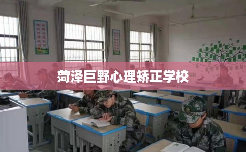 菏泽巨野心理矫正学校