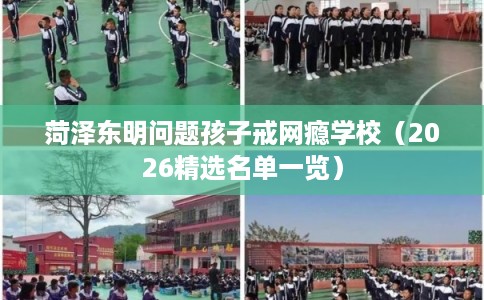 菏泽东明问题孩子戒网瘾学校（2026精选名单一览）
