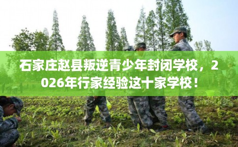石家庄赵县叛逆青少年封闭学校，2026年行家经验这十家学校！