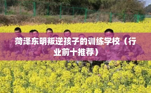菏泽东明叛逆孩子的训练学校（行业前十推荐）