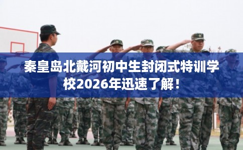秦皇岛北戴河初中生封闭式特训学校2026年迅速了解！