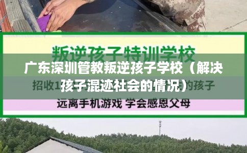 广东深圳管教叛逆孩子学校（解决孩子混迹社会的情况）