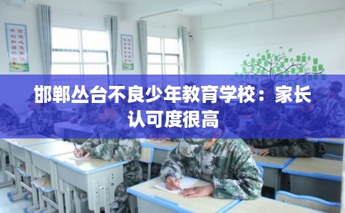 邯郸丛台不良少年教育学校：家长认可度很高