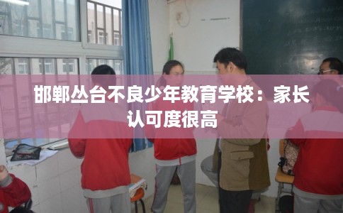 邯郸丛台不良少年教育学校：家长认可度很高