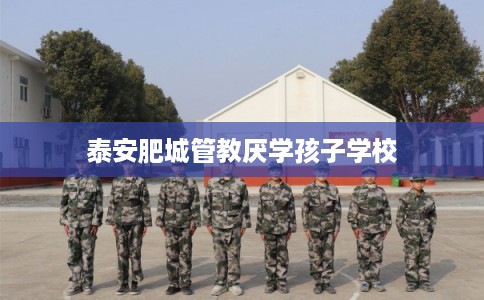 泰安肥城管教厌学孩子学校