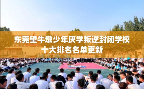 东莞望牛墩少年厌学叛逆封闭学校十大排名名单更新
