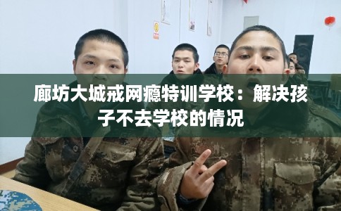 廊坊大城戒网瘾特训学校：解决孩子不去学校的情况