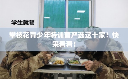 攀枝花青少年特训营严选这十家！快来看看！