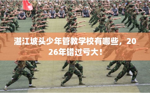 湛江坡头少年管教学校有哪些，2026年错过亏大！