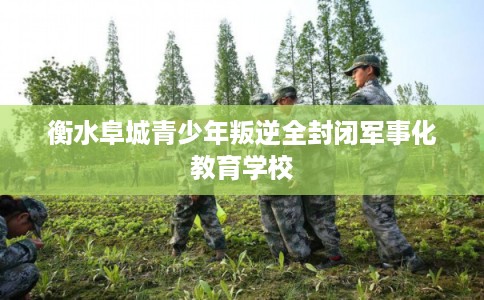 衡水阜城青少年叛逆全封闭军事化教育学校