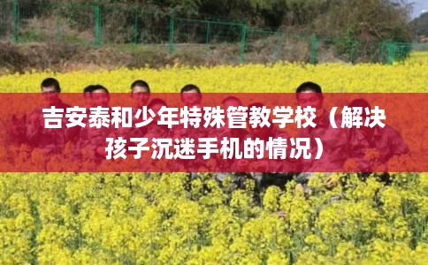 吉安泰和少年特殊管教学校（解决孩子沉迷手机的情况）