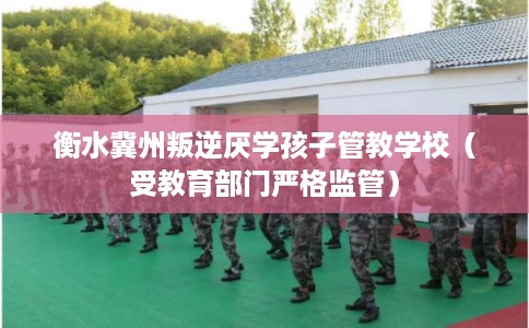 衡水冀州叛逆厌学孩子管教学校（受教育部门严格监管）
