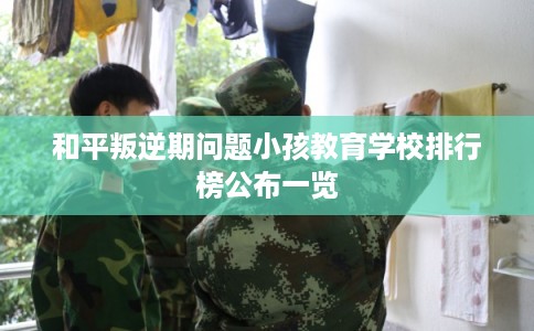 和平叛逆期问题小孩教育学校排行榜公布一览