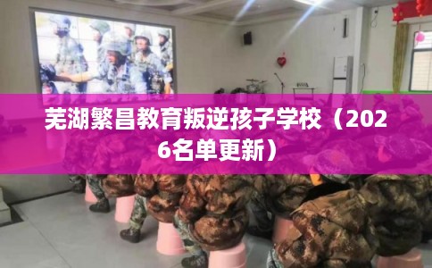 芜湖繁昌教育叛逆孩子学校（2026名单更新）