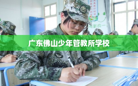 广东佛山少年管教所学校
