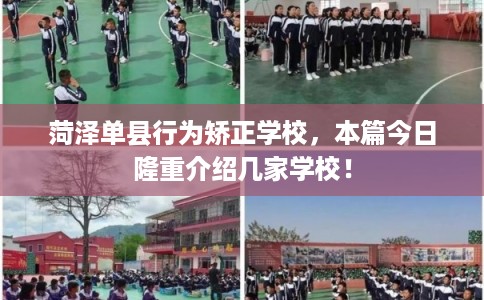 菏泽单县行为矫正学校，本篇今日隆重介绍几家学校！