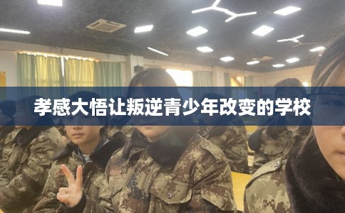 孝感大悟让叛逆青少年改变的学校