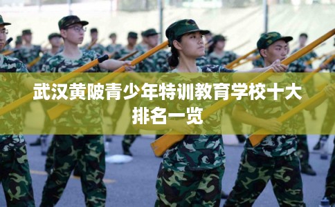 武汉黄陂青少年特训教育学校十大排名一览