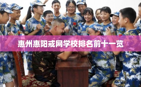 惠州惠阳戒网学校排名前十一览