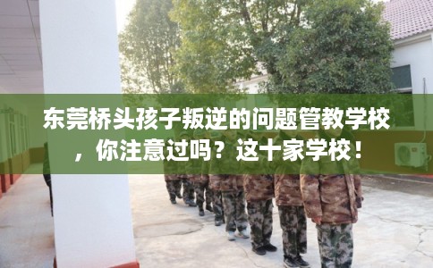 东莞桥头孩子叛逆的问题管教学校，你注意过吗？这十家学校！