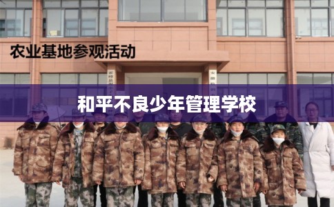 和平不良少年管理学校
