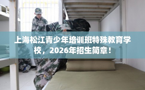 上海松江青少年培训班特殊教育学校，2026年招生简章！