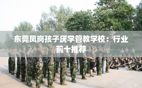 东莞凤岗孩子厌学管教学校：行业前十推荐
