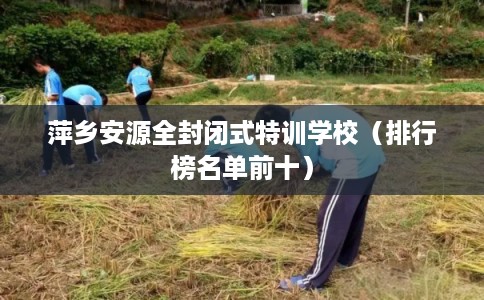 萍乡安源全封闭式特训学校（排行榜名单前十）
