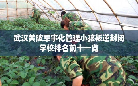 武汉黄陂军事化管理小孩叛逆封闭学校排名前十一览