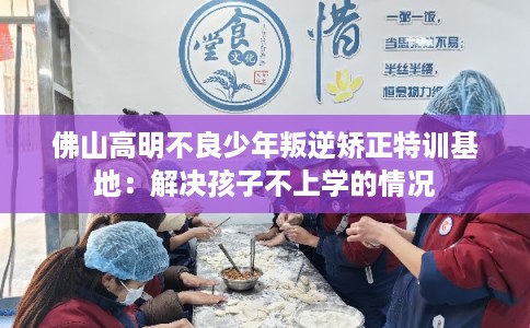 佛山高明不良少年叛逆矫正特训基地：解决孩子不上学的情况