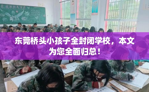 东莞桥头小孩子全封闭学校，本文为您全面归总！