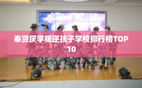 奉贤厌学叛逆孩子学校排行榜TOP10