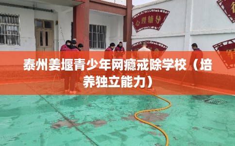 泰州姜堰青少年网瘾戒除学校（培养独立能力）
